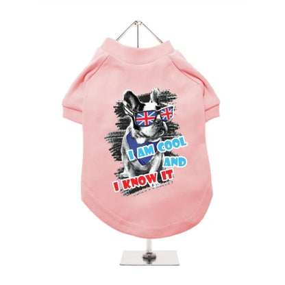 I’m Cool And I Know It Dog T-Shirt - Urban - 5