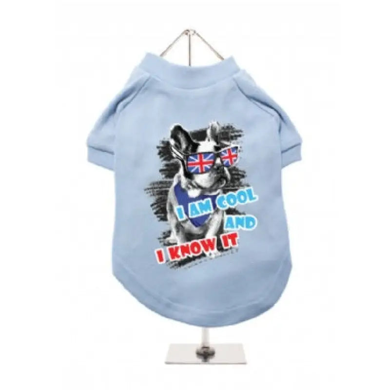 I’m Cool And I Know It Dog T-Shirt - Urban - 4