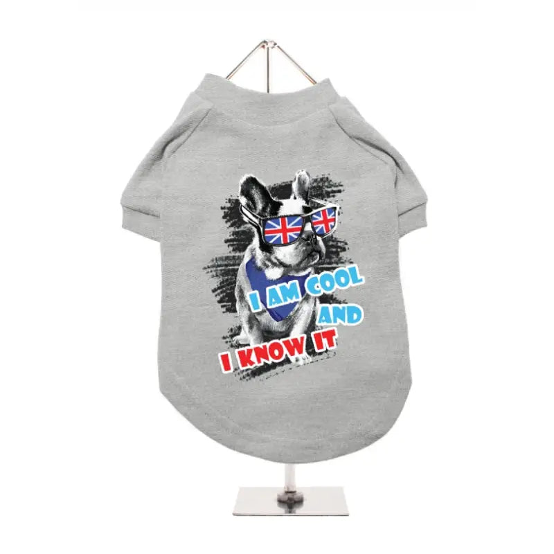 I’m Cool And I Know It Dog T-Shirt - Urban - 7