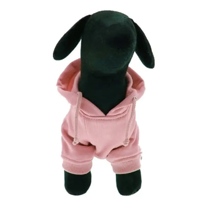 I’m Not Fat Just Fluffy Dog Hoodie Sweatshirt - Baby Pink - Urban - 2