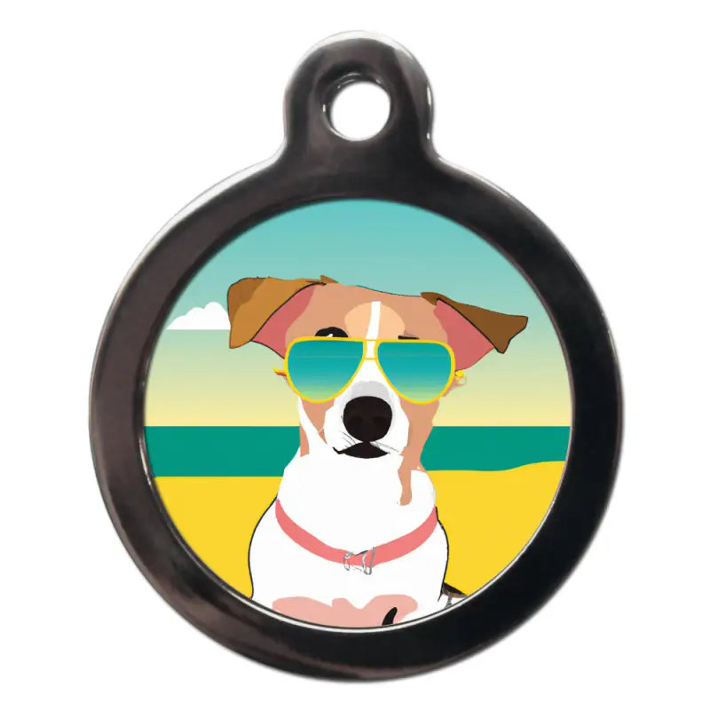 Jack Russell Summertime Dog ID Tag - PS Pet Tags - 1