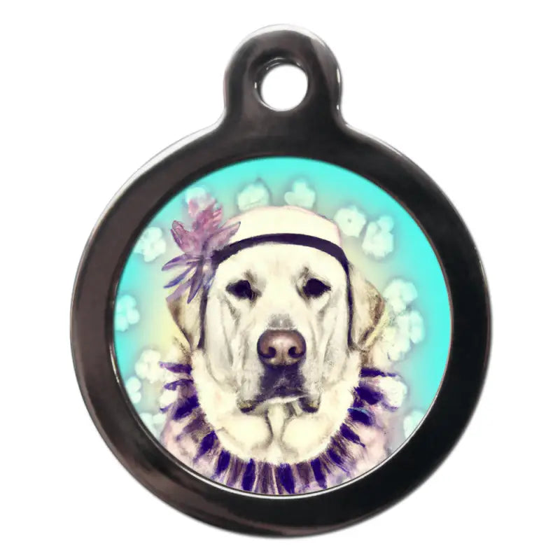 Labrador Hippy Dog ID Tag - PS Pet Tags - 1