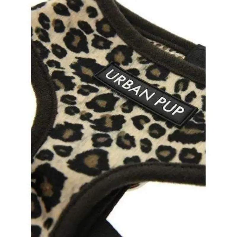 Leopard Print Plush Dog Harness - Urban Pup - 4