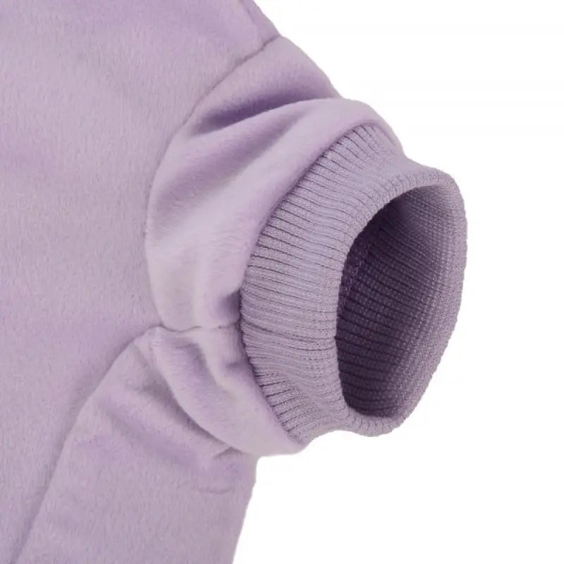 Lilac Velour Dog Sweatshirt - Rich Paw - 3