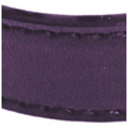 Personalised Leather Diamante Dog Collar In Purple - Urban - 3