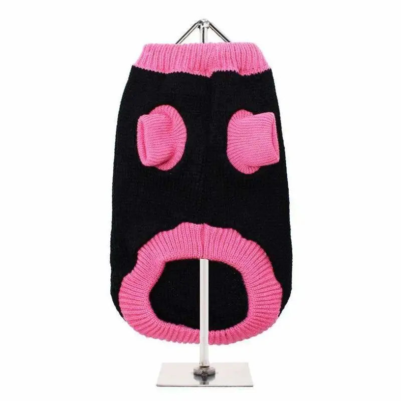 Urban Pup Black And Pink Mod Dog Jumper - Sale - 2
