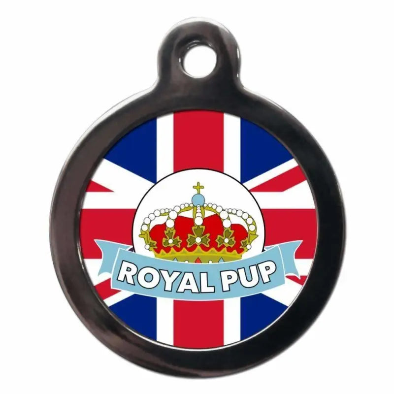 Royal Pup Blue Dog ID Tag - PS Pet Tags - 1