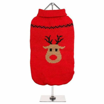 Rudolph’s Red Dog Jumper - Urban Pup - 1