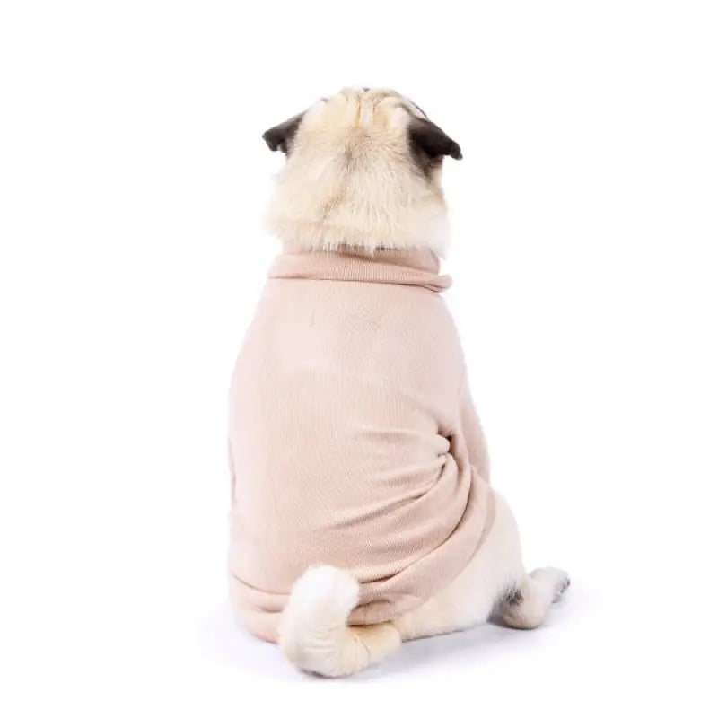 Snuggly Long Sleeve Dog T-Shirt Beige - Rich Paw - 3