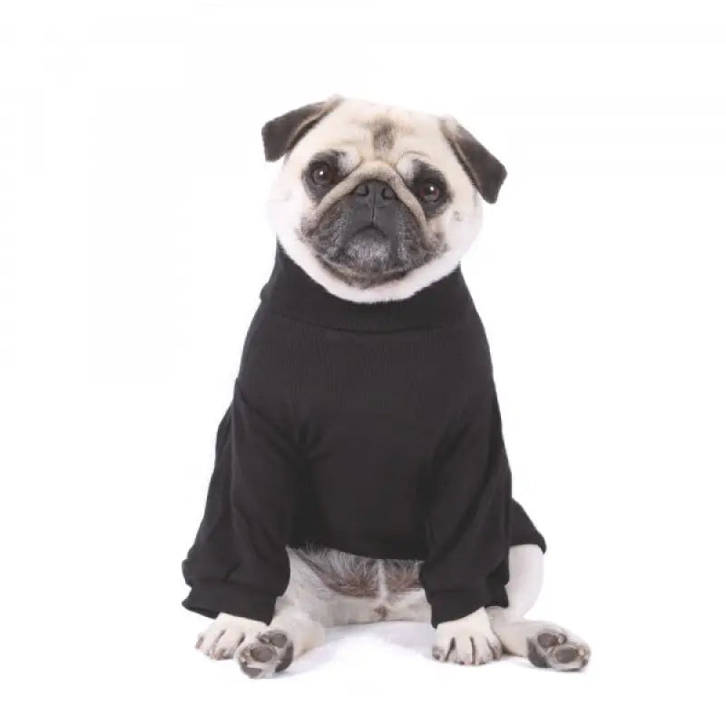 Snuggly Long Sleeve Dog T-Shirt Black - Rich Paw - 2