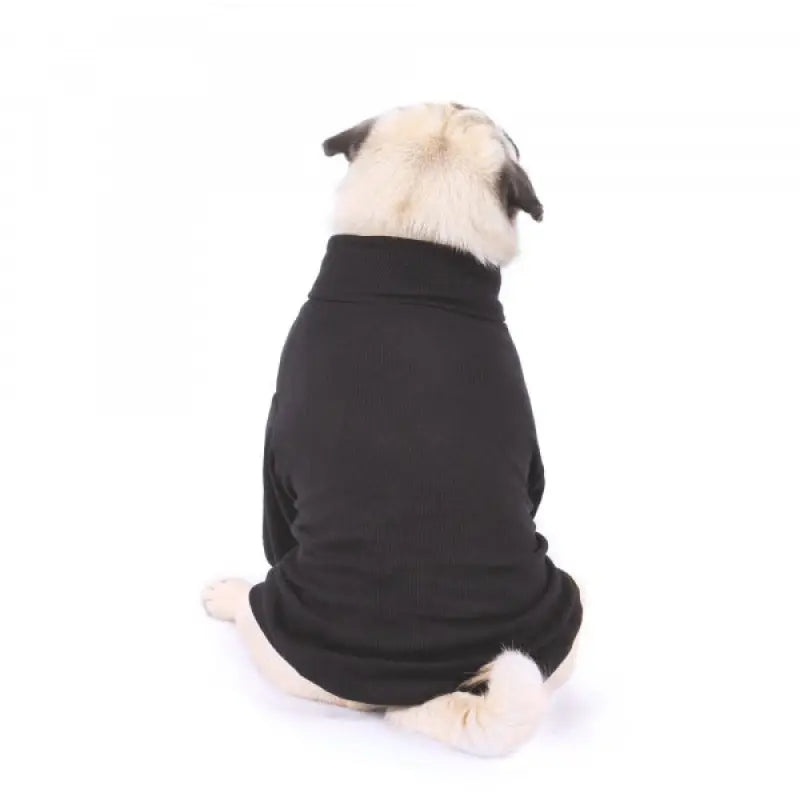 Snuggly Long Sleeve Dog T-Shirt Black - Rich Paw - 3