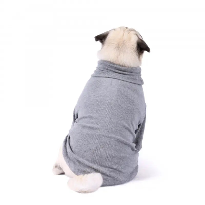 Snuggly Long Sleeve Dog T-Shirt Grey - Rich Paw - 3