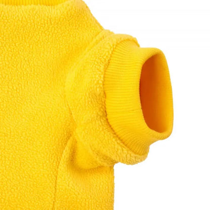 Sunshine Yellow Micro Fleece Dog Sweatshirt - Rich Paw - 3