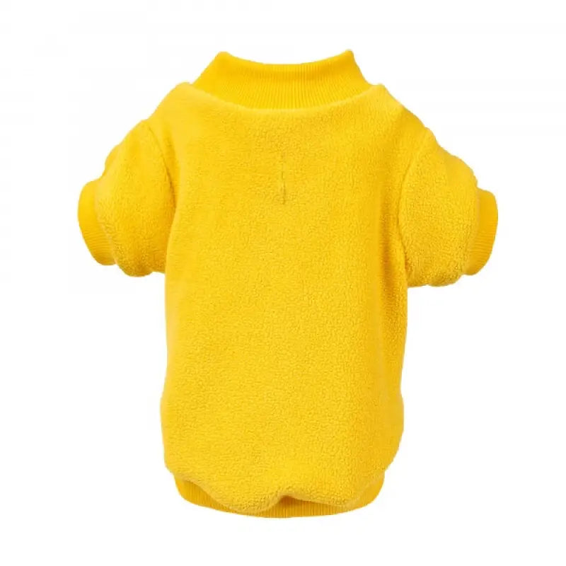 Sunshine Yellow Micro Fleece Dog Sweatshirt - Rich Paw - 1