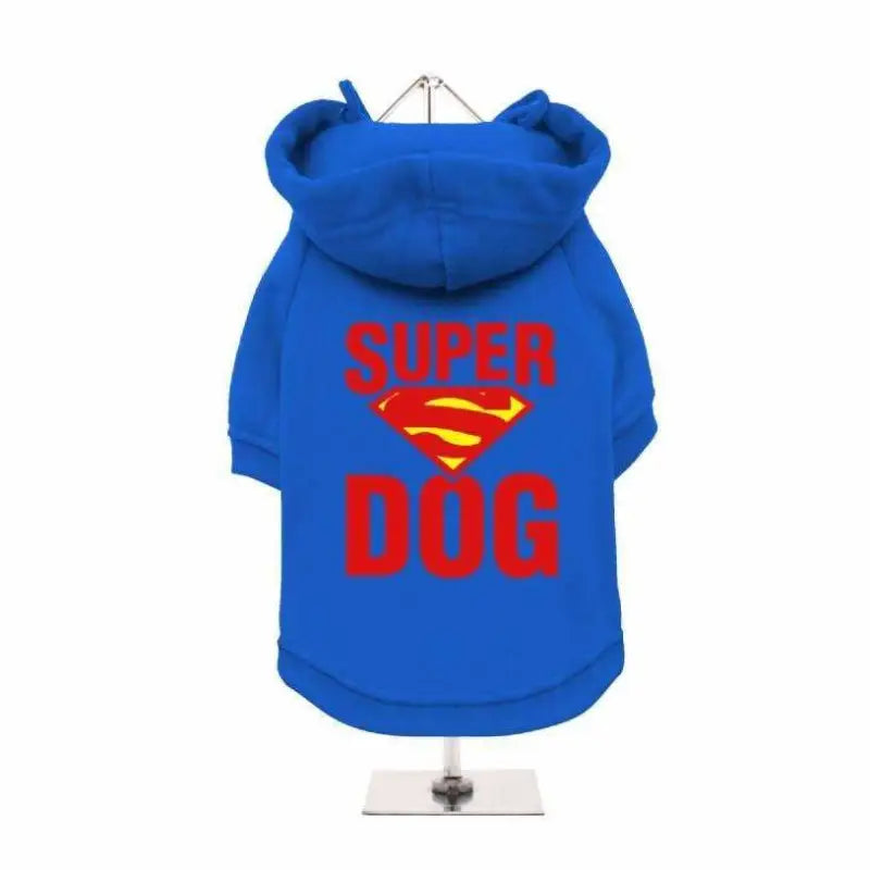 Super Dog Hoodie Sweatshirt - Blue - Urban Pup - 1