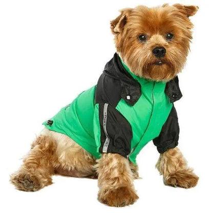 Trailfinder Windbreaker Dog Rain Coat Green - Urban Pup - 2