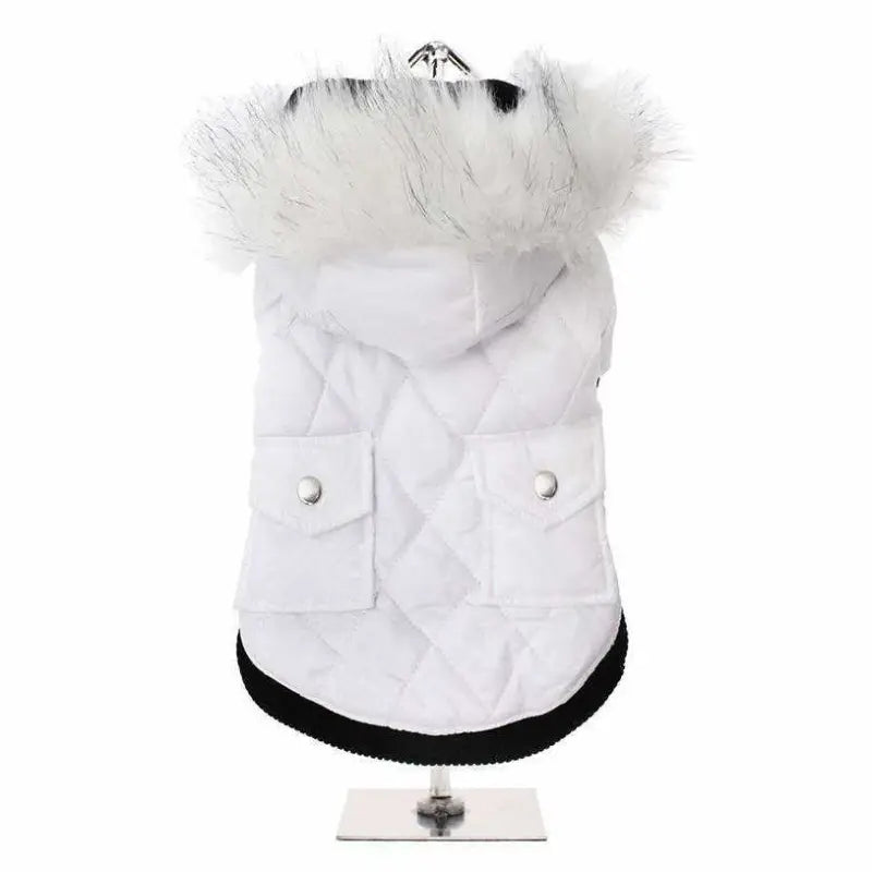 Urban Pup Snow White Quilted Parka Dog Coat - Sale - 2